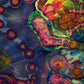A detail of the painting Snake Bit.