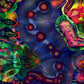 A detail of the painting Snake Bit.